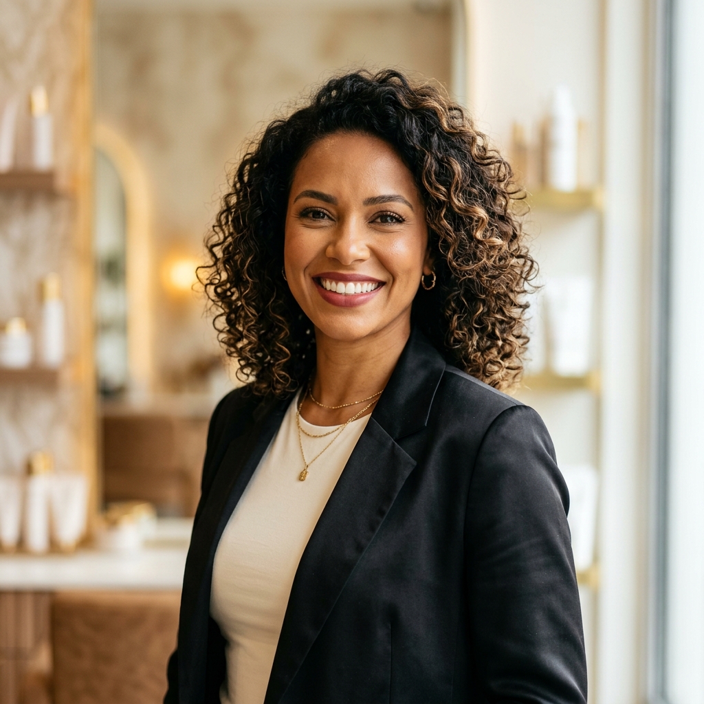 Foto de Fernanda Costa, proprietária da Studio Beleza & Estética